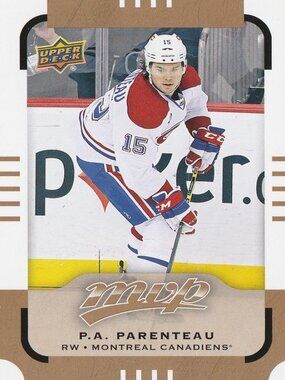 P. A. Parenteau 2015-16 Upper Deck MVP Hockey Card